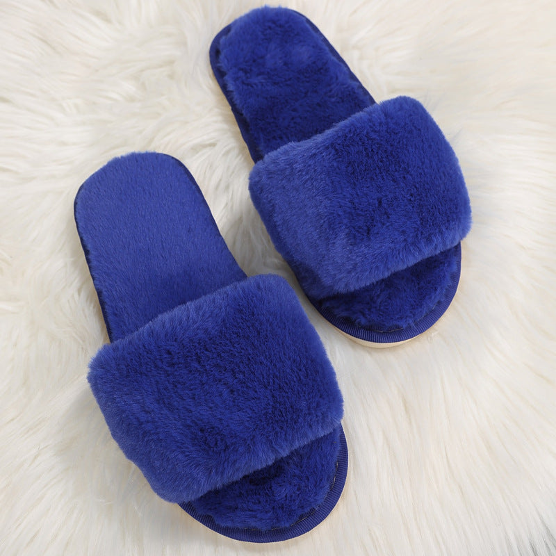 Fluffy Lazy Plush Slippers
