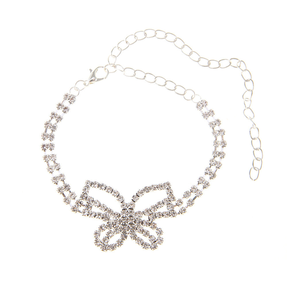 Butterfly Multilayer Anklet