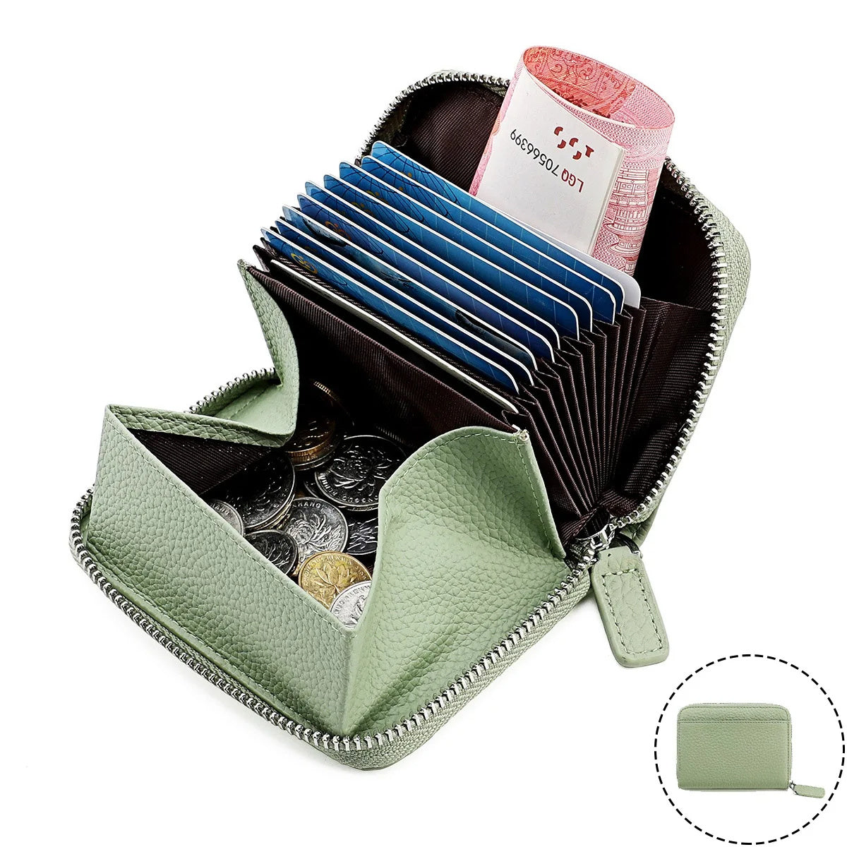 Genuine Leather Card Wallet