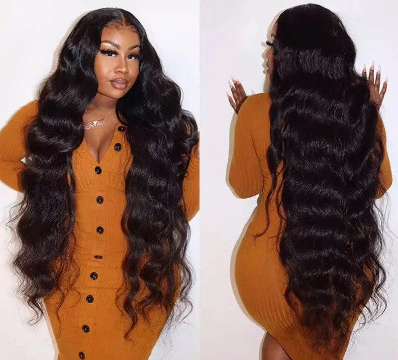 Mid-Part Big Wavy Wig