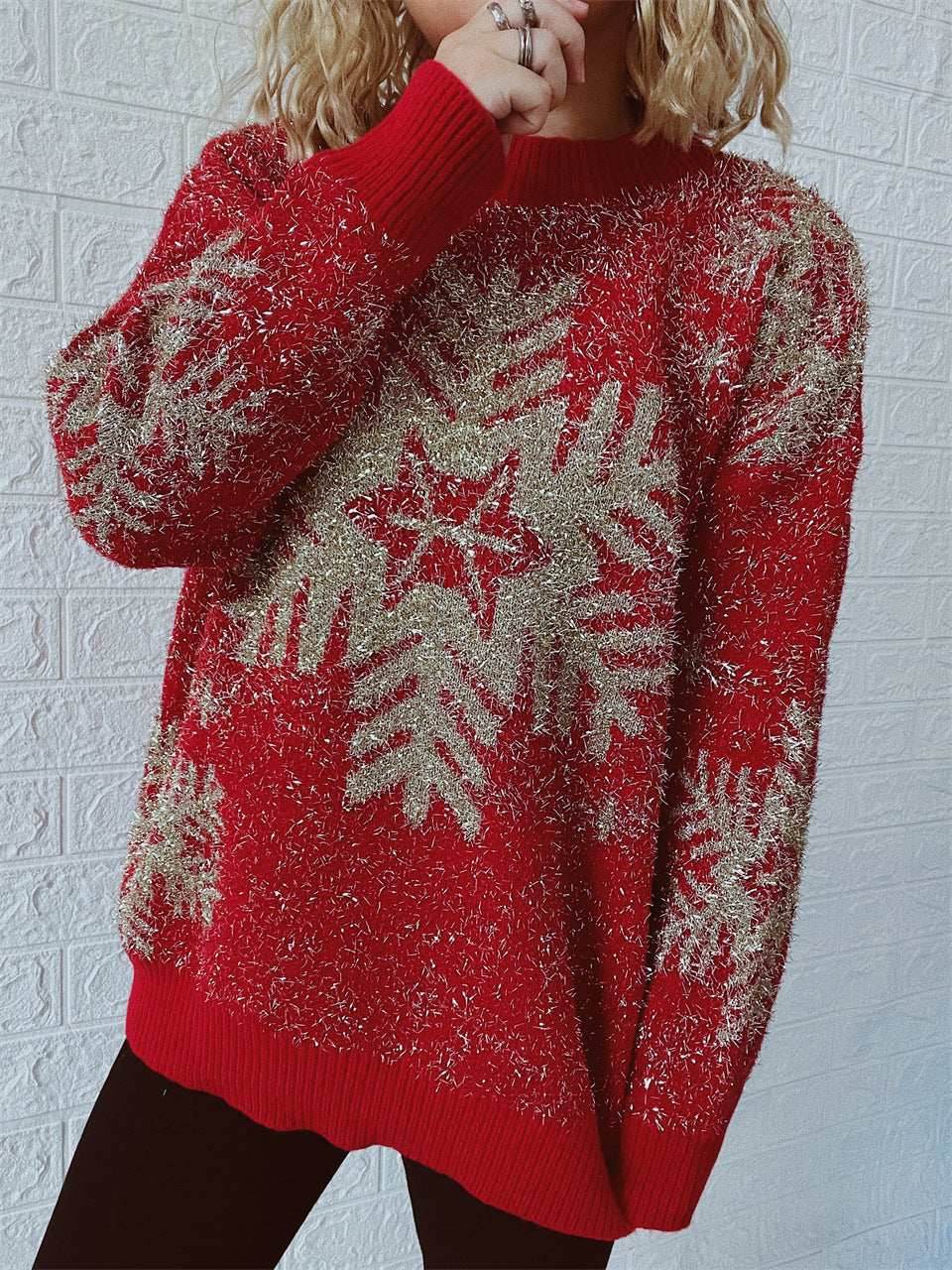 Snowflake Christmas Sweater