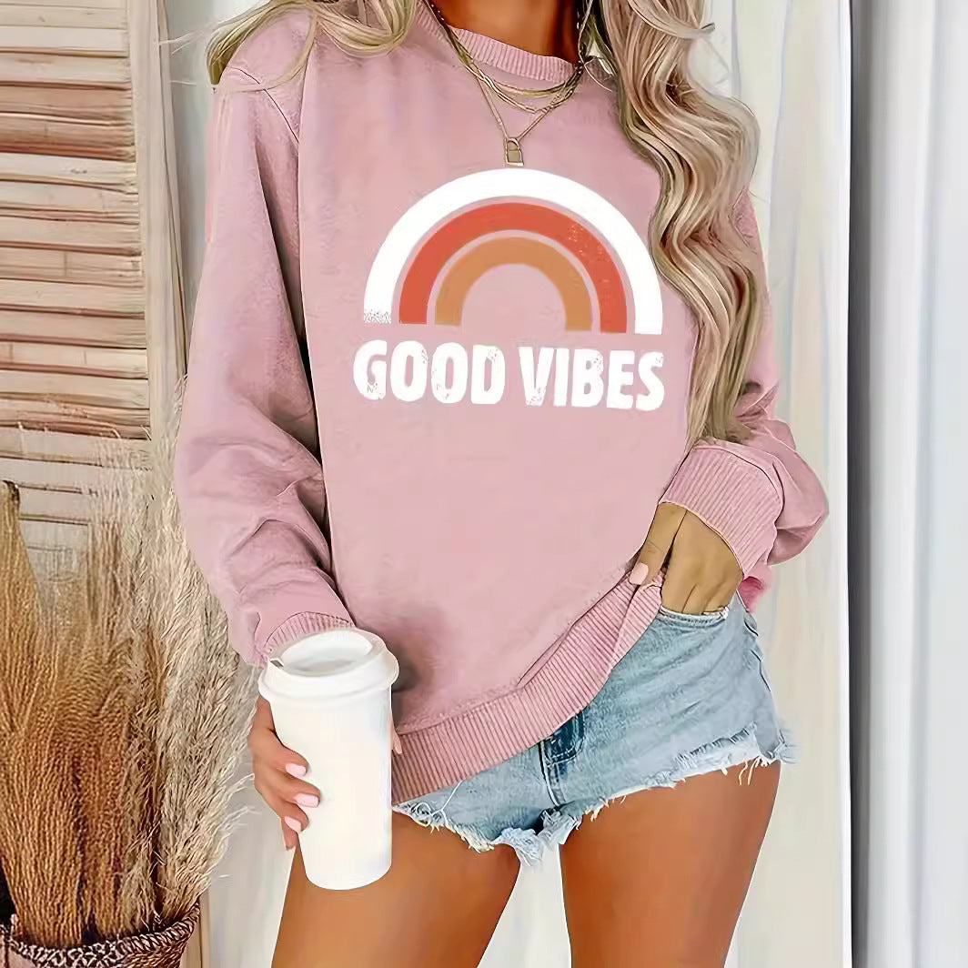 Rainbow Round Neck Sweater
