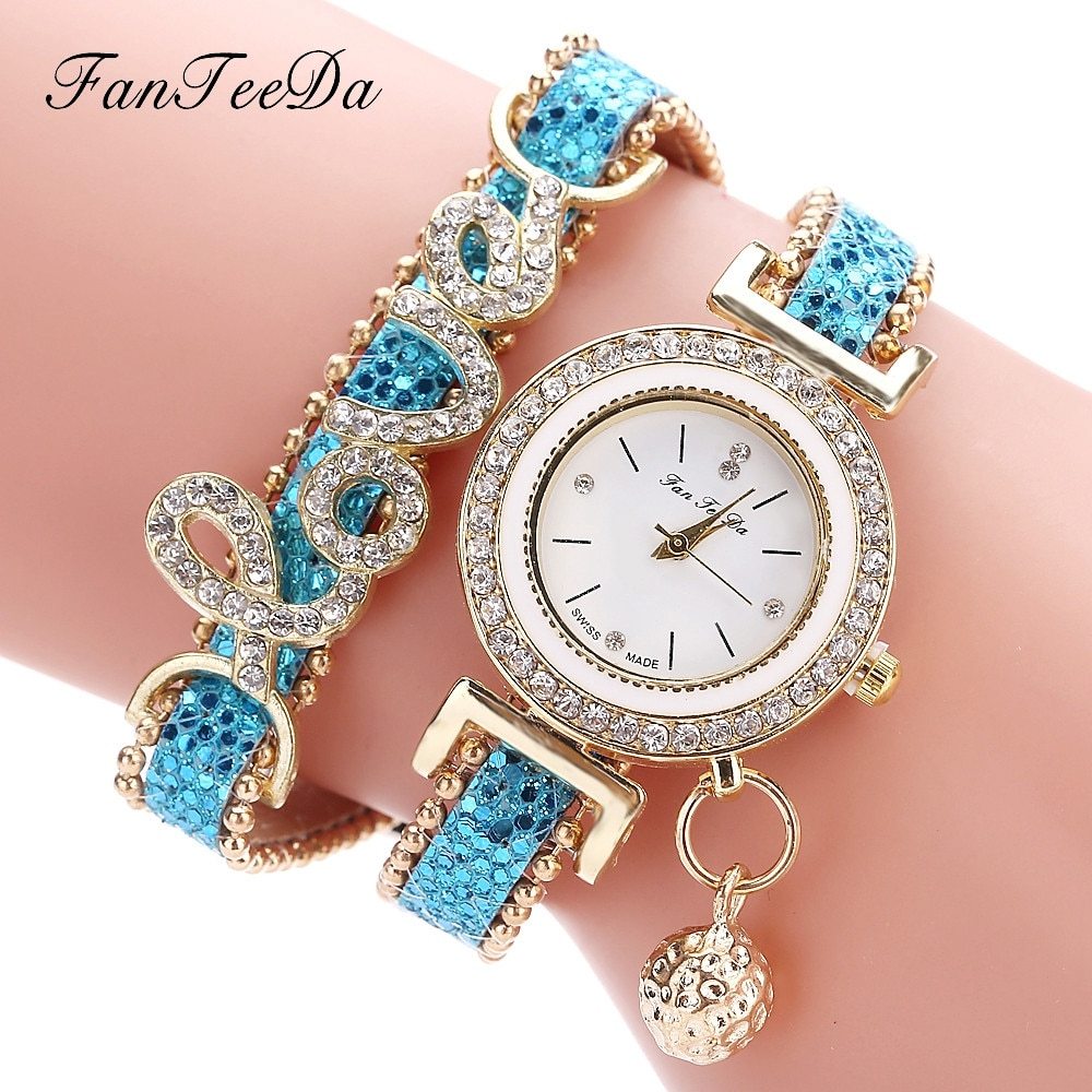 Rhinestones Clock