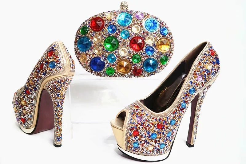 Stiletto Pointed Rhinestone Bag