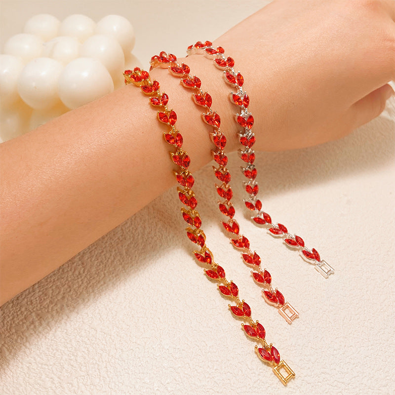Simple Willow Leaf Bracelet