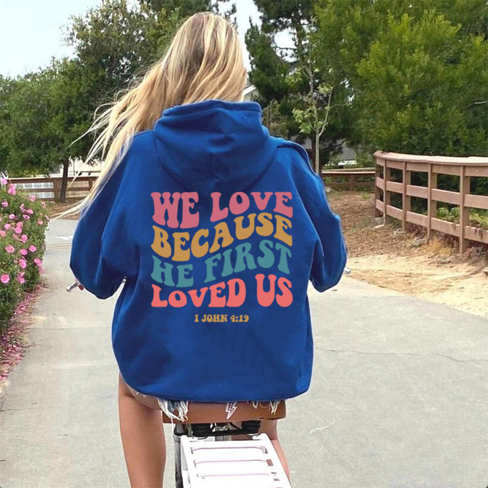 Solid Color Pullover Sweatshirt