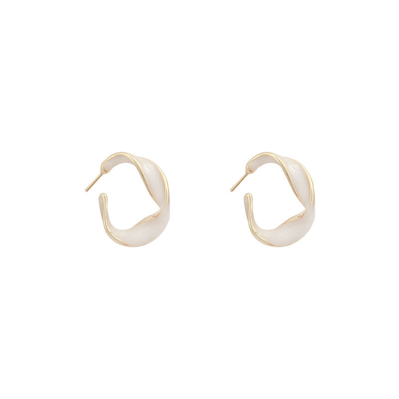 Pearl Hoop Earrings