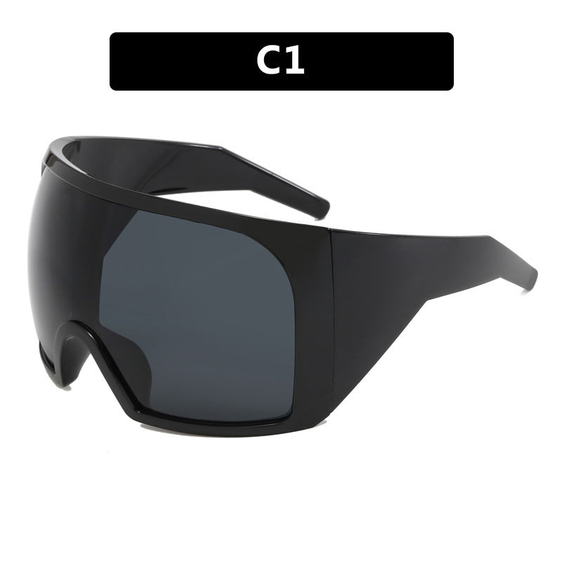 Large Rim Mask Sunglasses