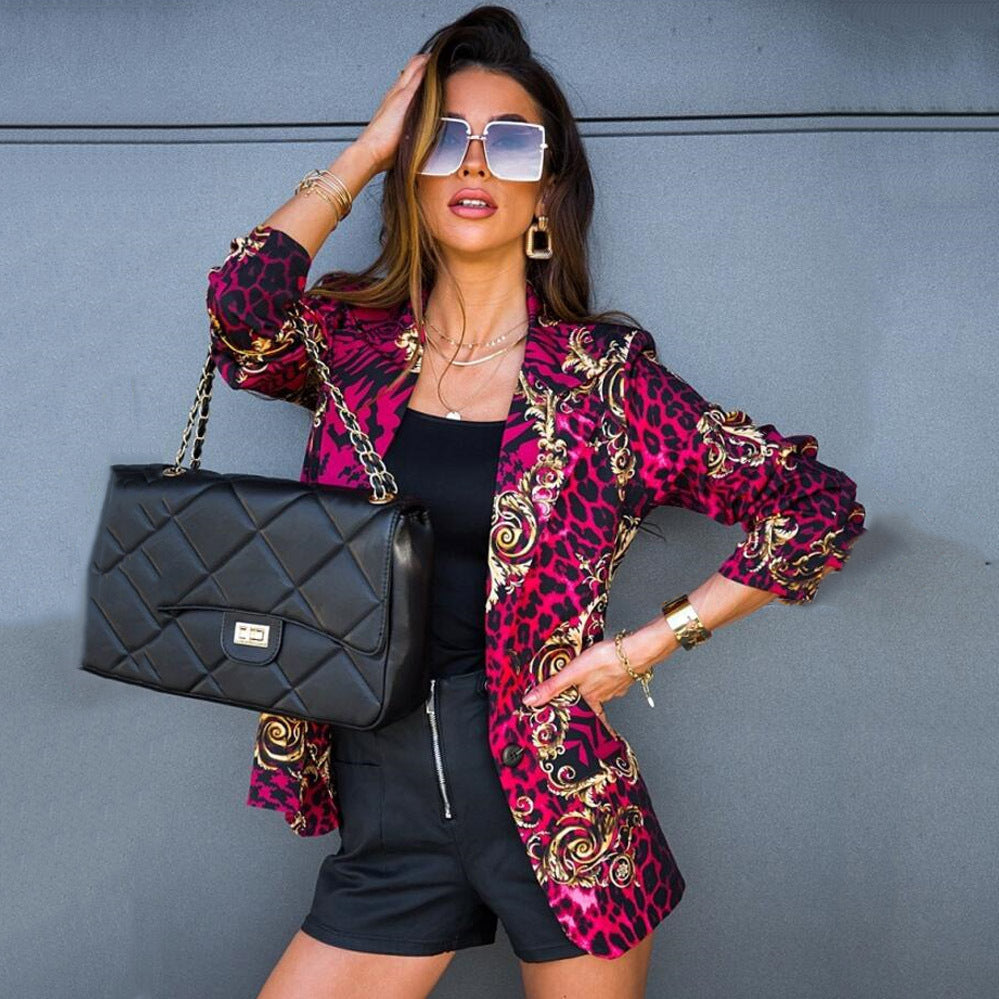 Printed Blazer