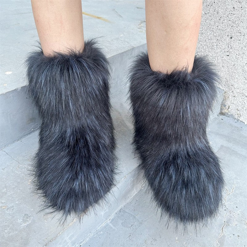 Plush Snow Boots