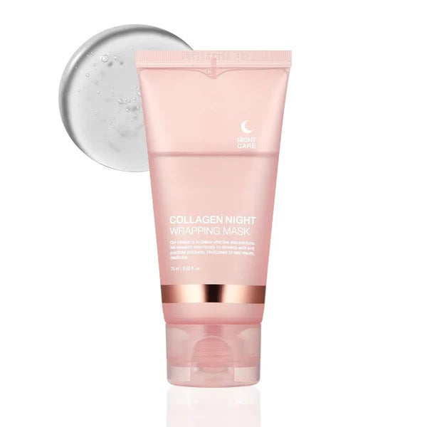 Face Night Mask Collagen Wrap