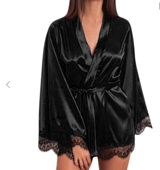 Lingerie Silk Lace Nightdress