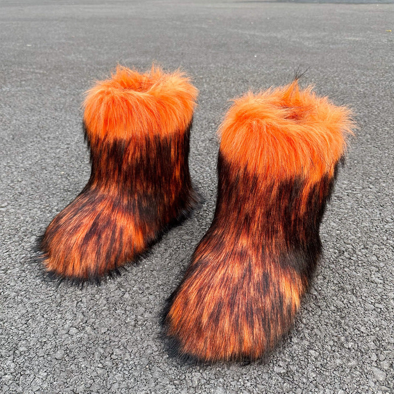 Plush Snow Boots