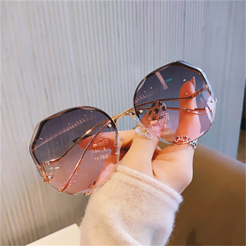 Anti-UV Rimless Glasses
