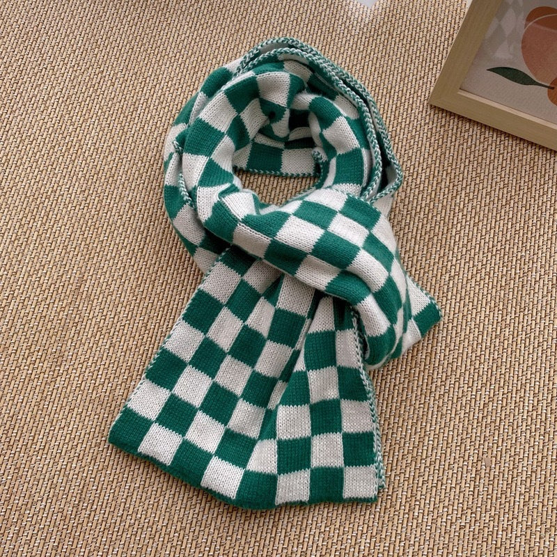 Wave Pattern Print Scarf