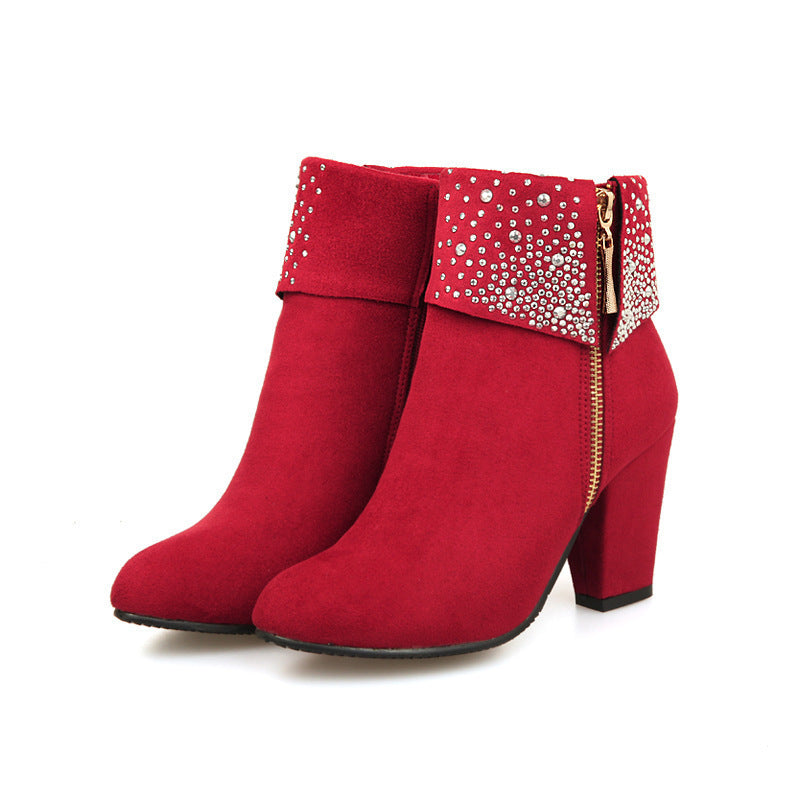 Rhinestone boots