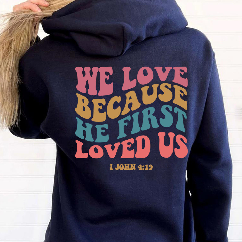 Solid Color Pullover Sweatshirt