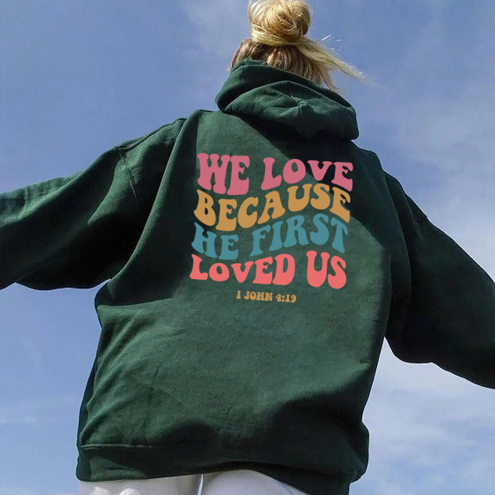 Solid Color Pullover Sweatshirt