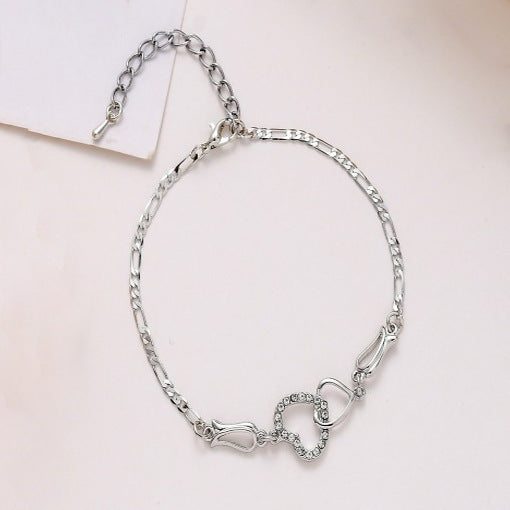 Double Heart Bracelet