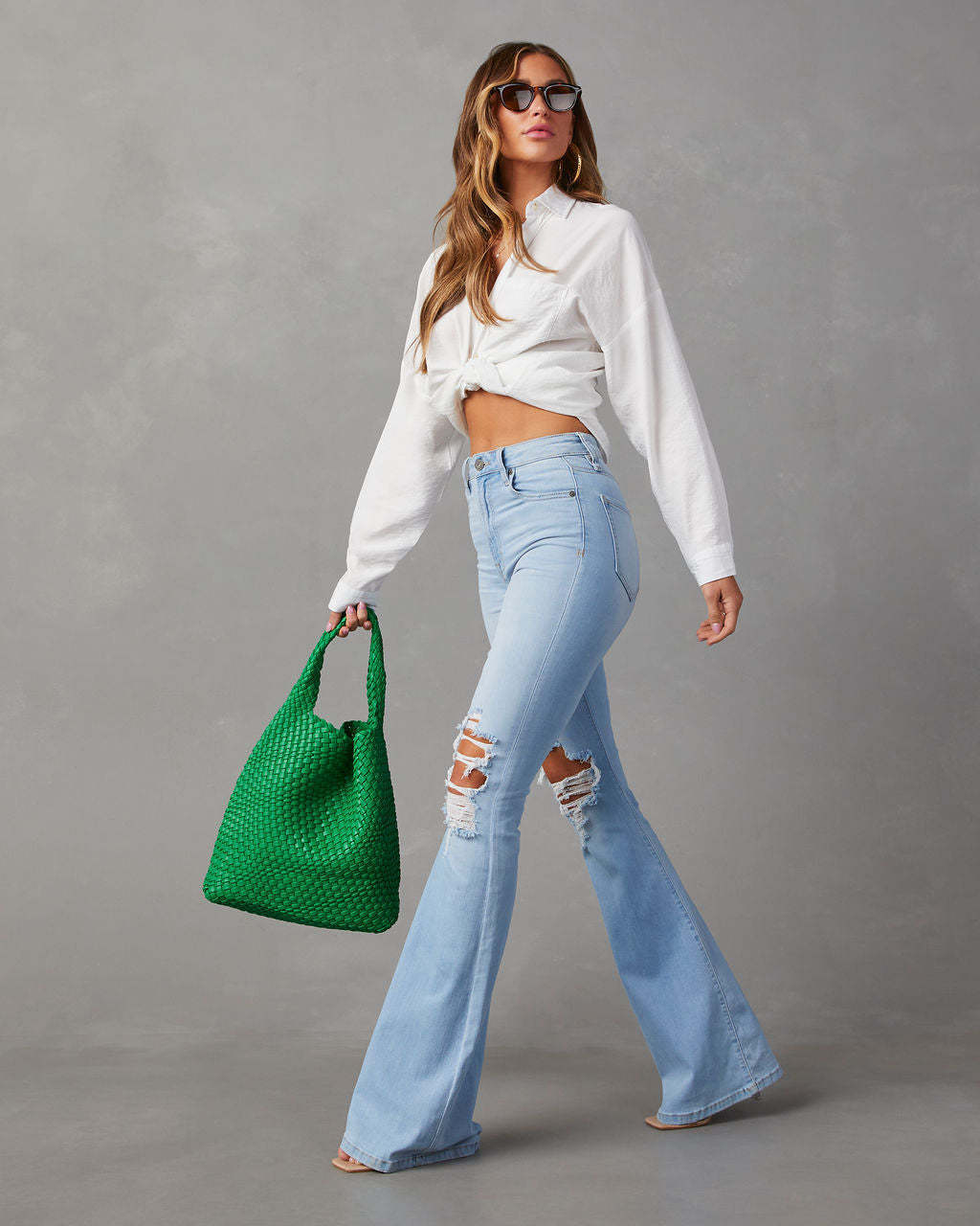 Wide-leg Jeans