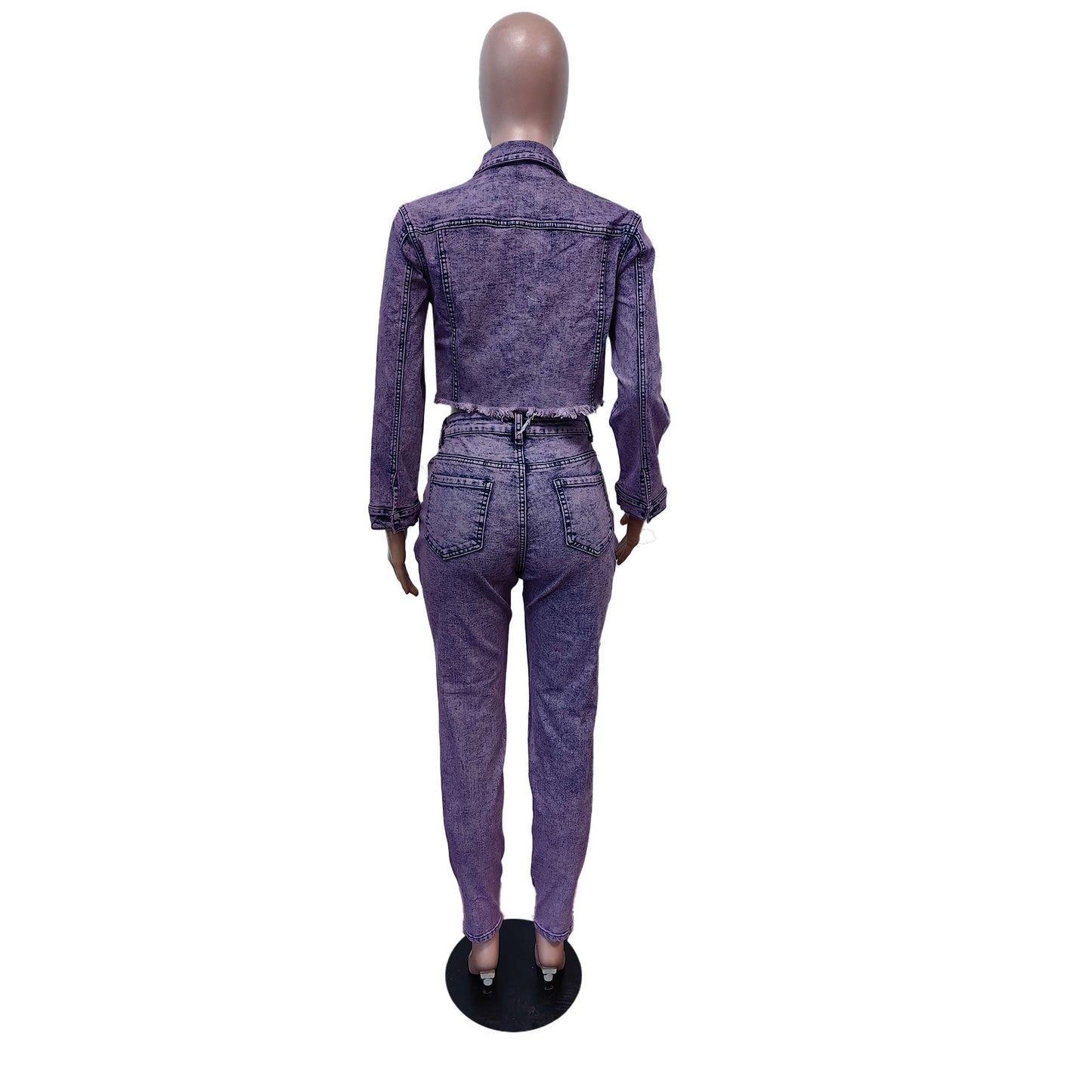 Stretch Denim Suit