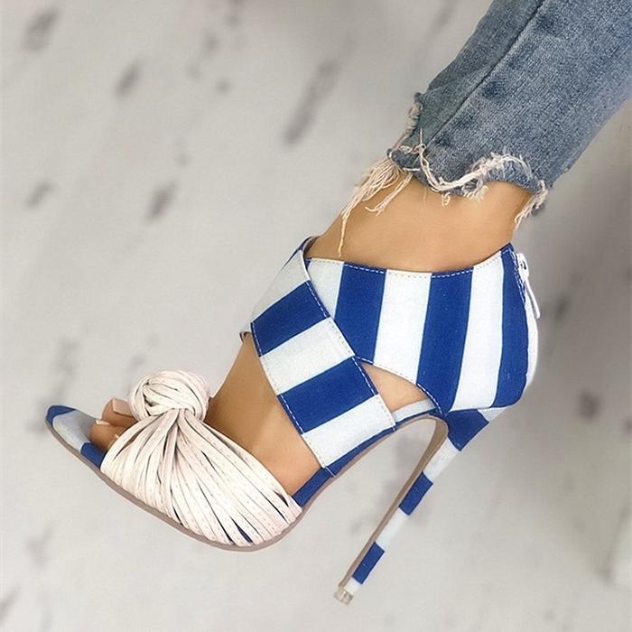 Striped Style Stiletto