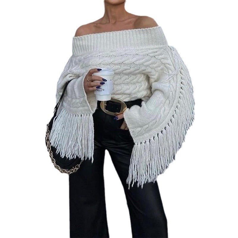 Off-Shoulder Sweater