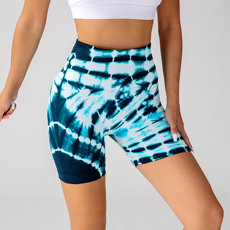 Tie-dye Yoga Shorts
