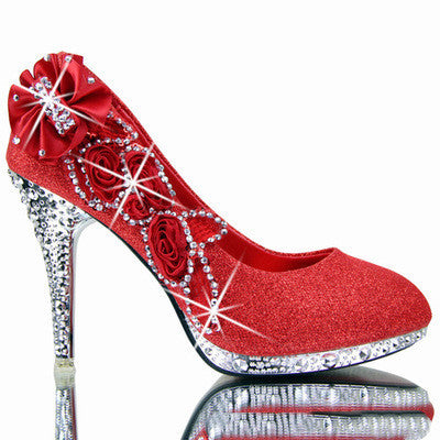 Wedding shoes high heels