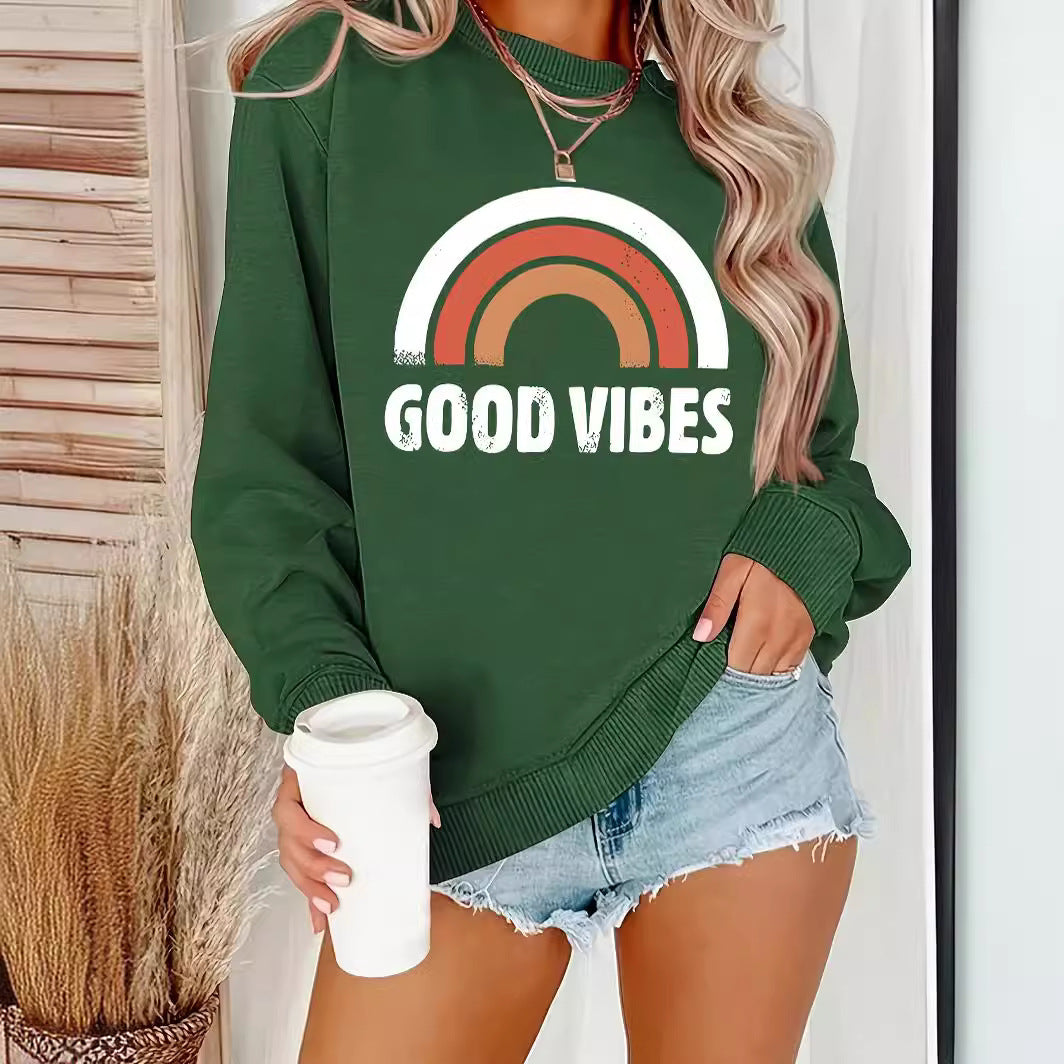 Rainbow Round Neck Sweater
