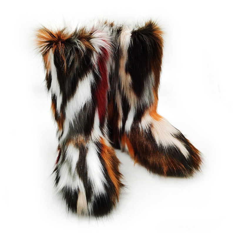 Plush Snow Boots