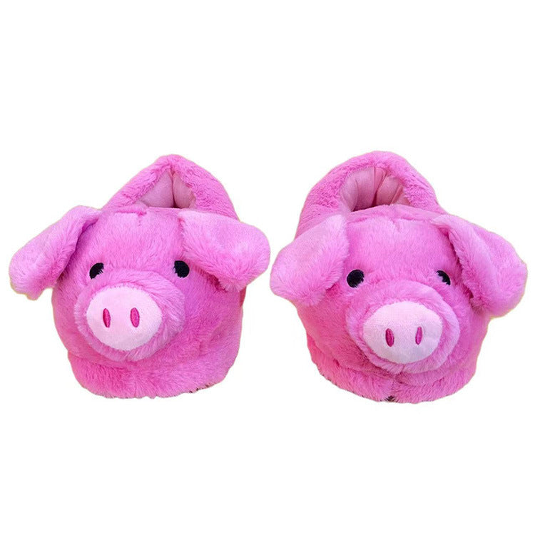 Pig Plush Slippers