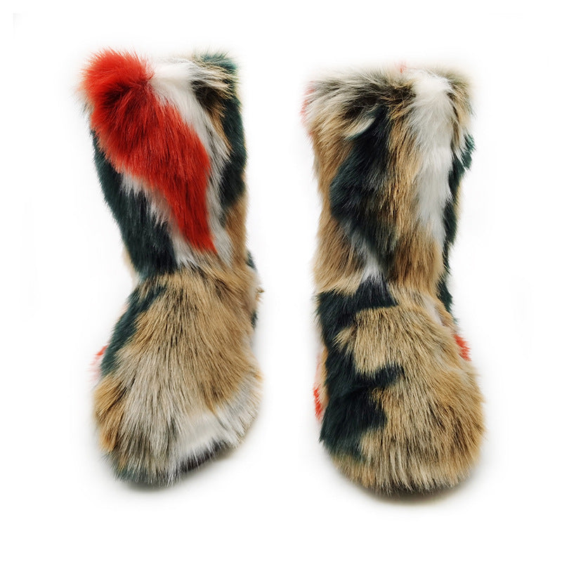 Plush Snow Boots