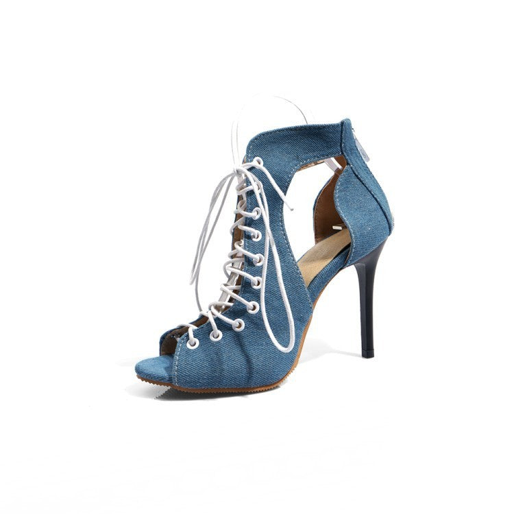 Cross Strap High Heel