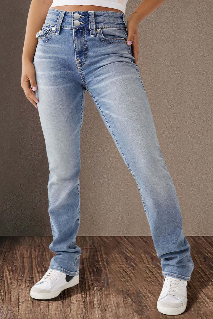 Comfort Washed Slim Fit Denim