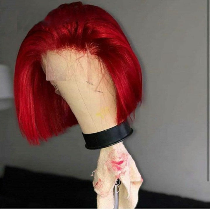 Red BOB Short Wig
