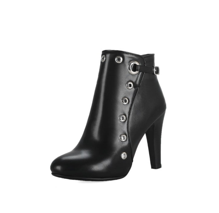 High Heel Nude Boots