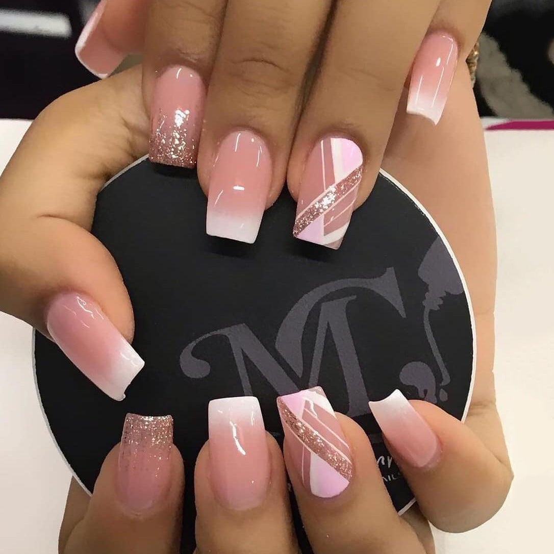 Blue Armor Nails