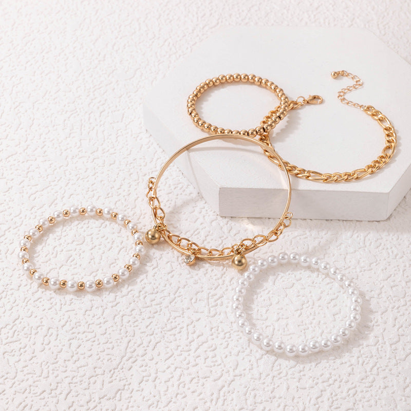 Bead Chain Five-layer Bracelet