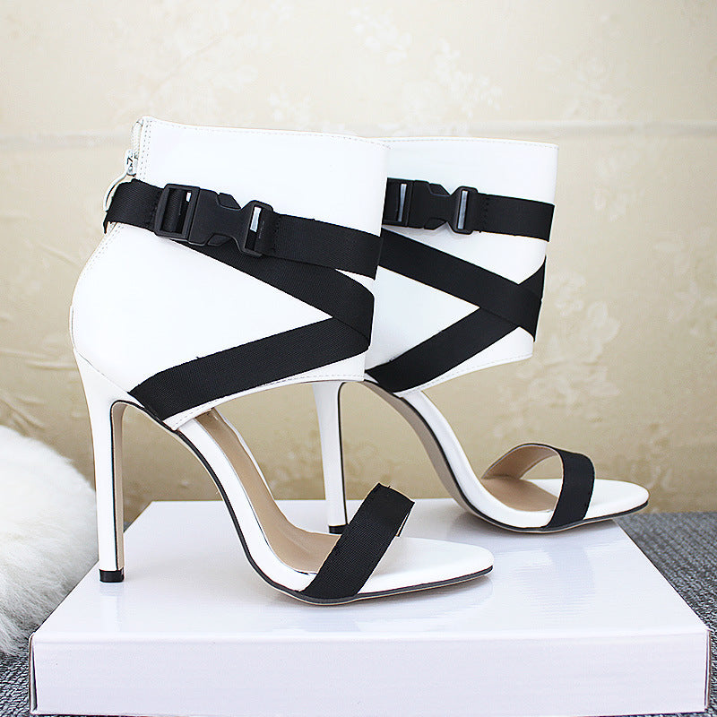 Sexy mutha peep toe heels
