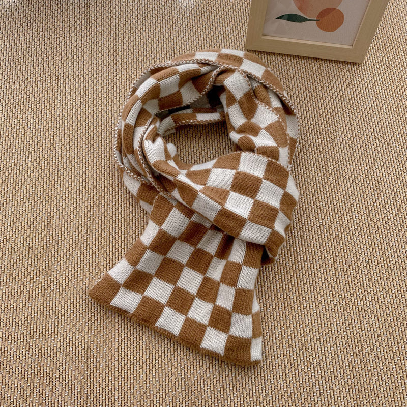 Wave Pattern Print Scarf
