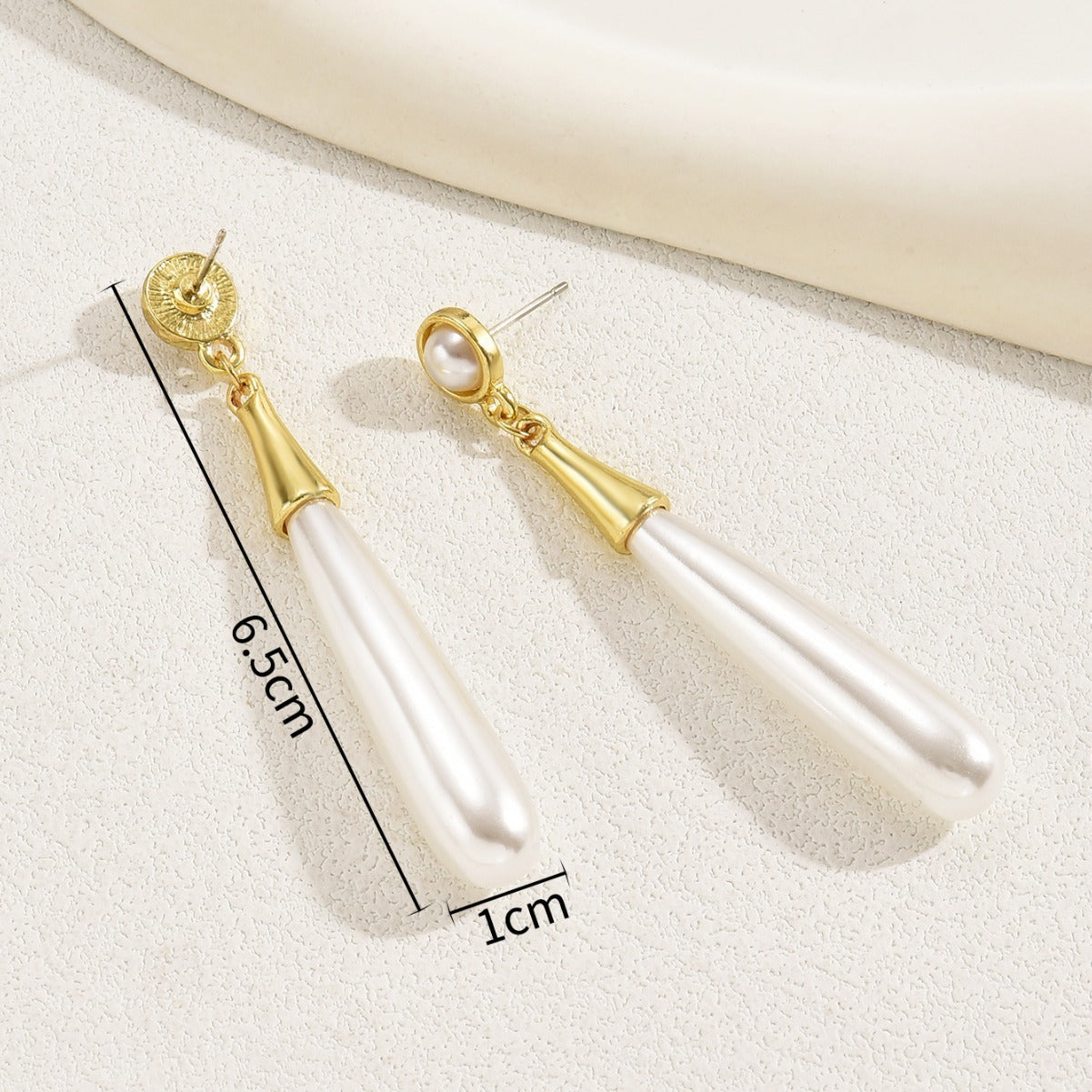 Drop-shaped Long Earrings