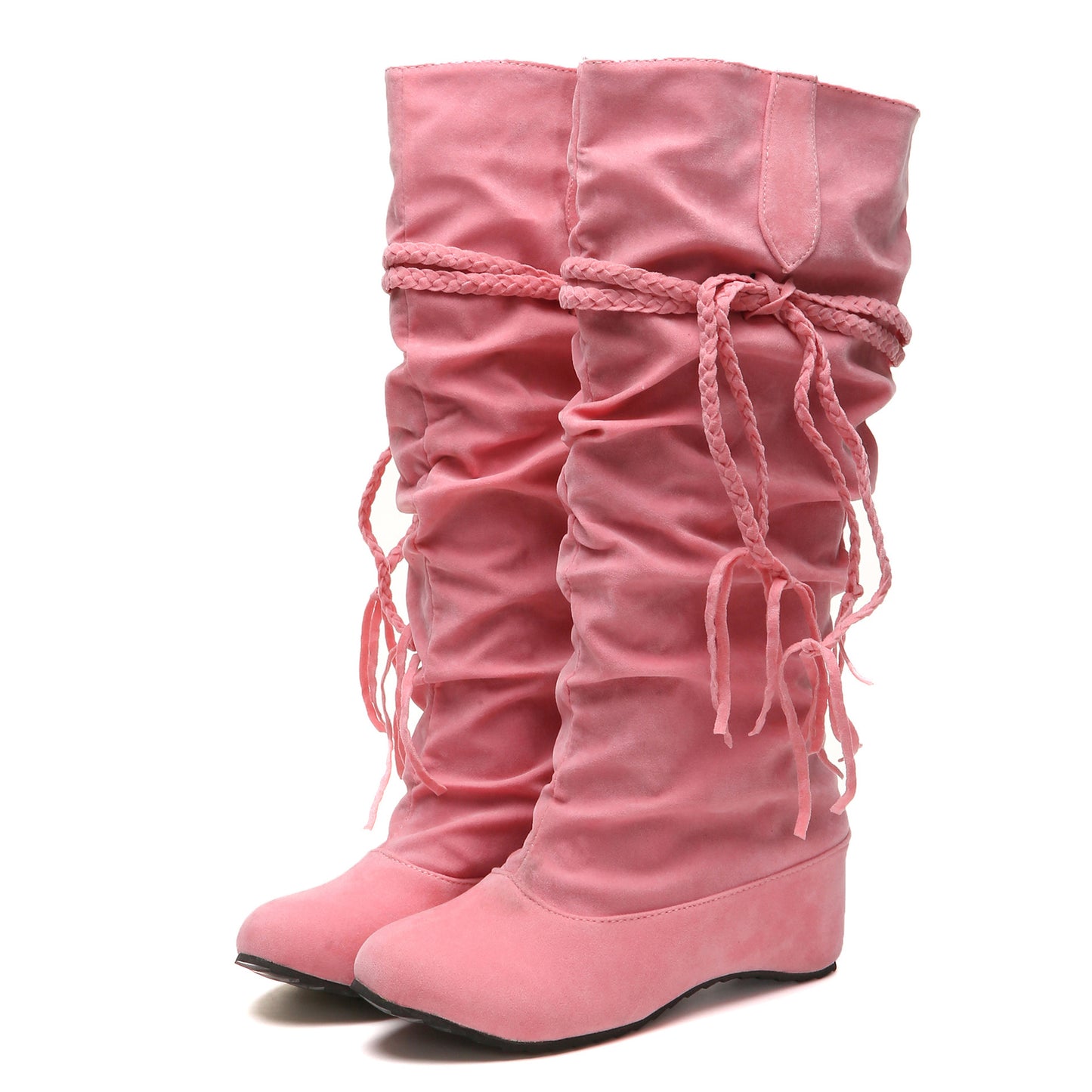 Tall Rubber-soled Martin Boots