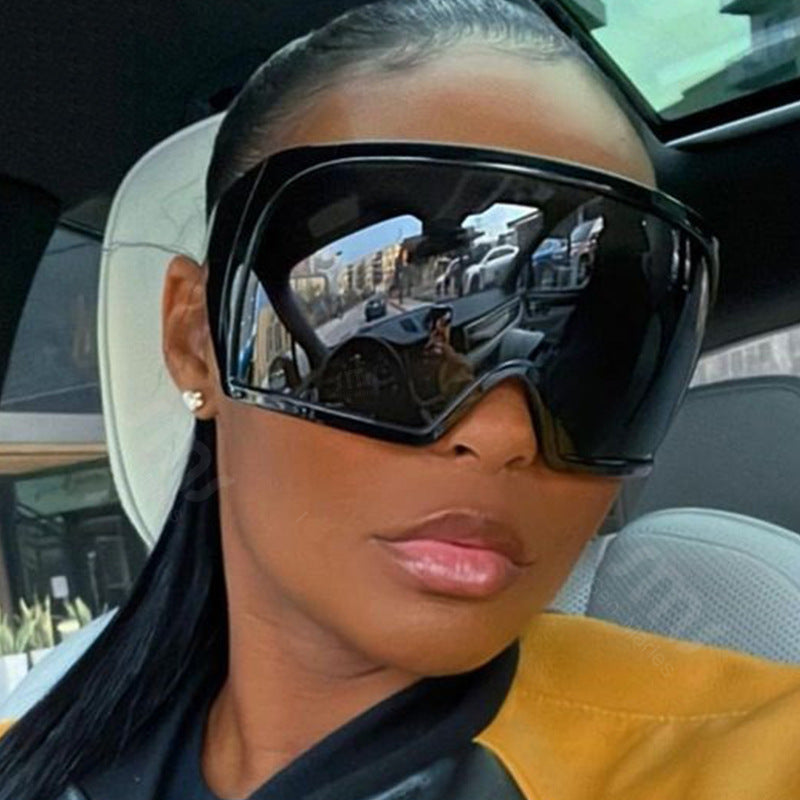 Large Rim Mask Sunglasses