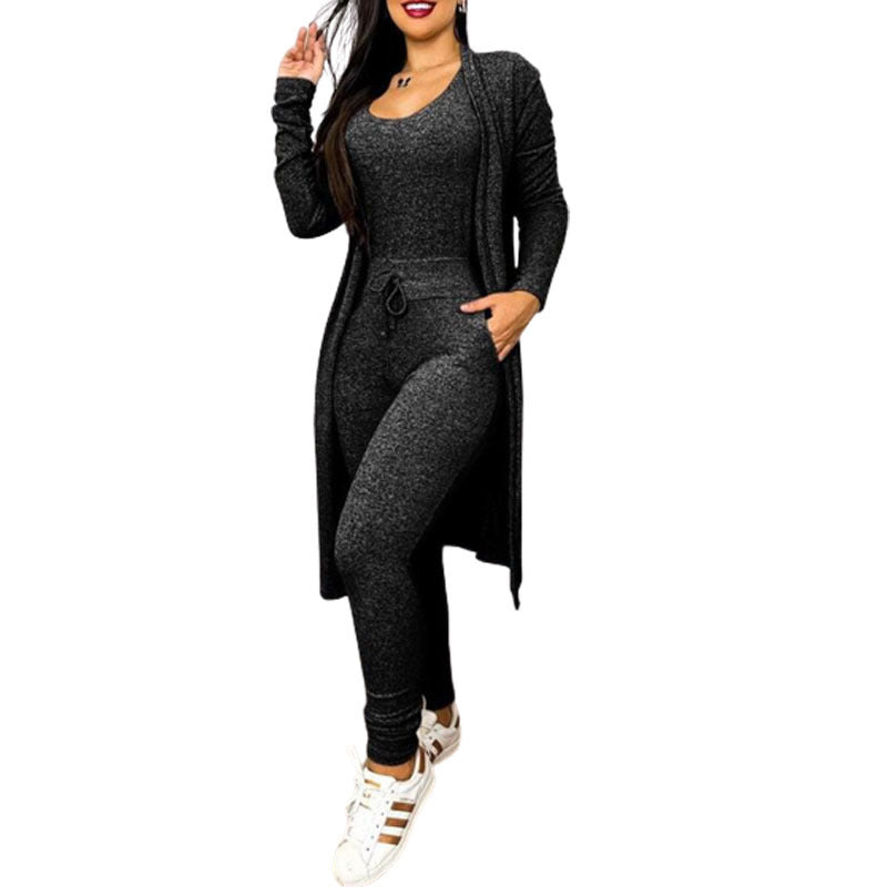 Casual Jumpsuit And Cardigan Cover