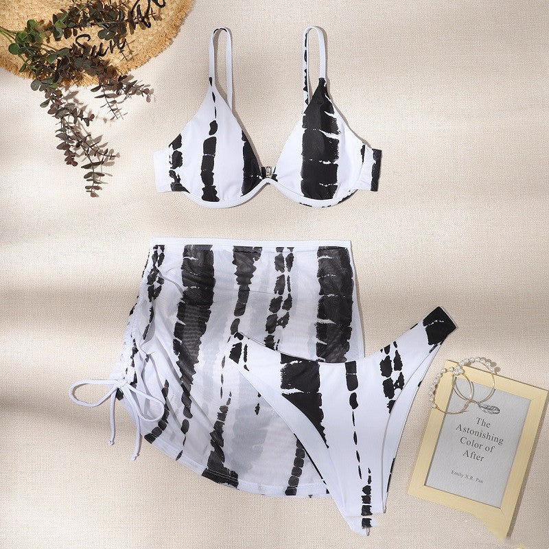 Split Three-piece Swimsuit