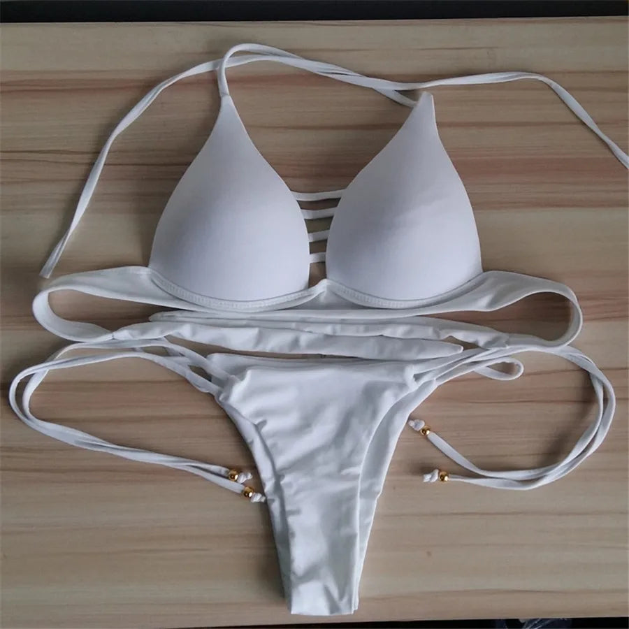 Bandage Thong Bikini Sets