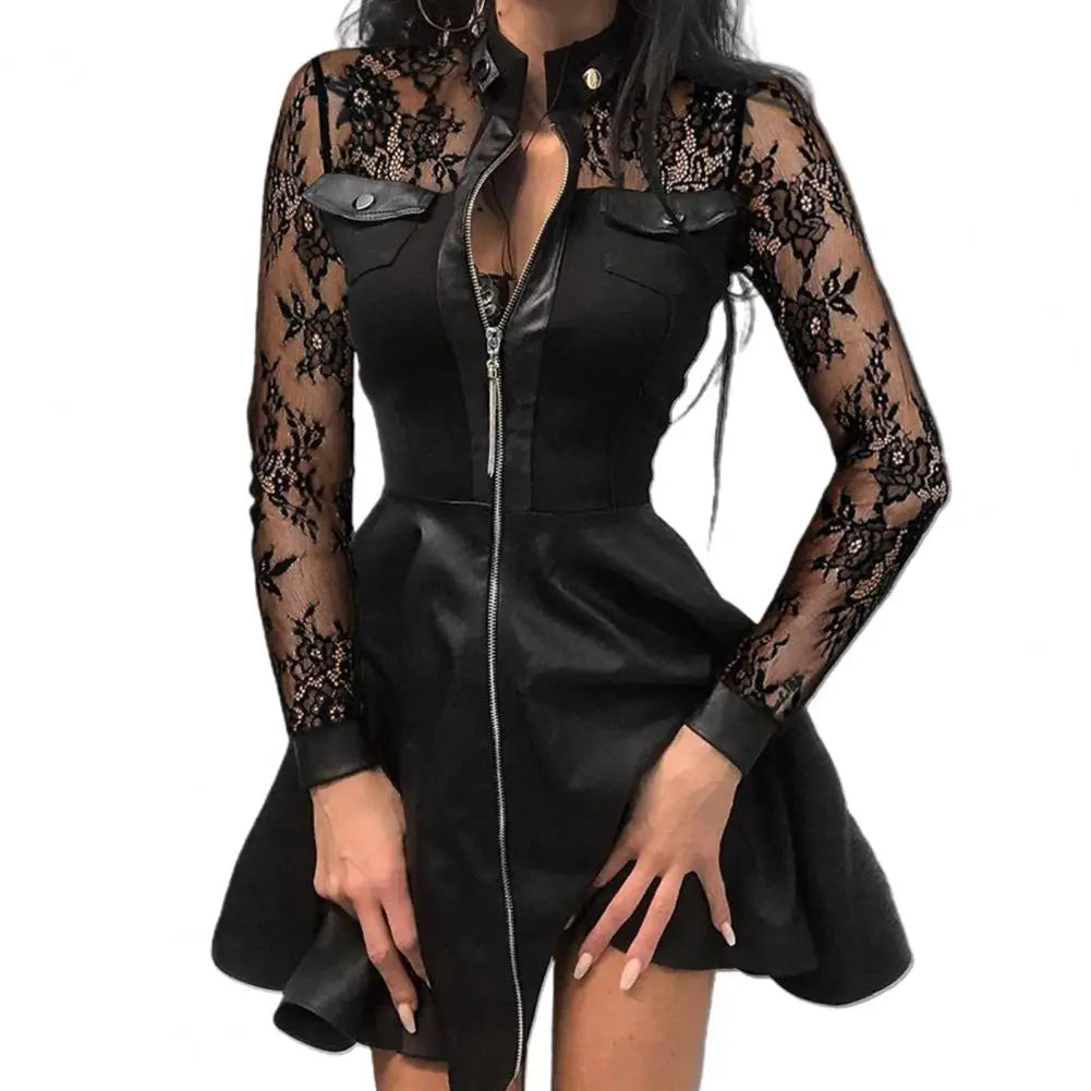 In the night jacket dress