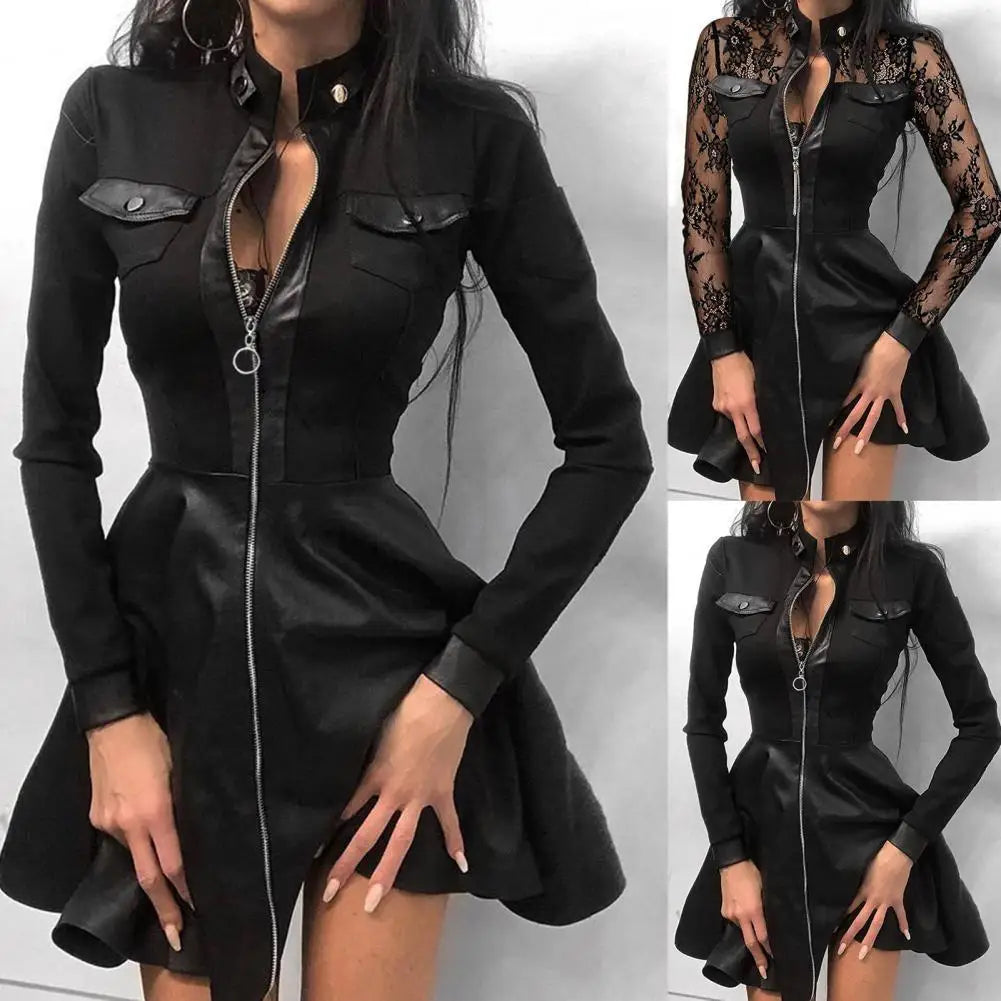 In the night jacket dress