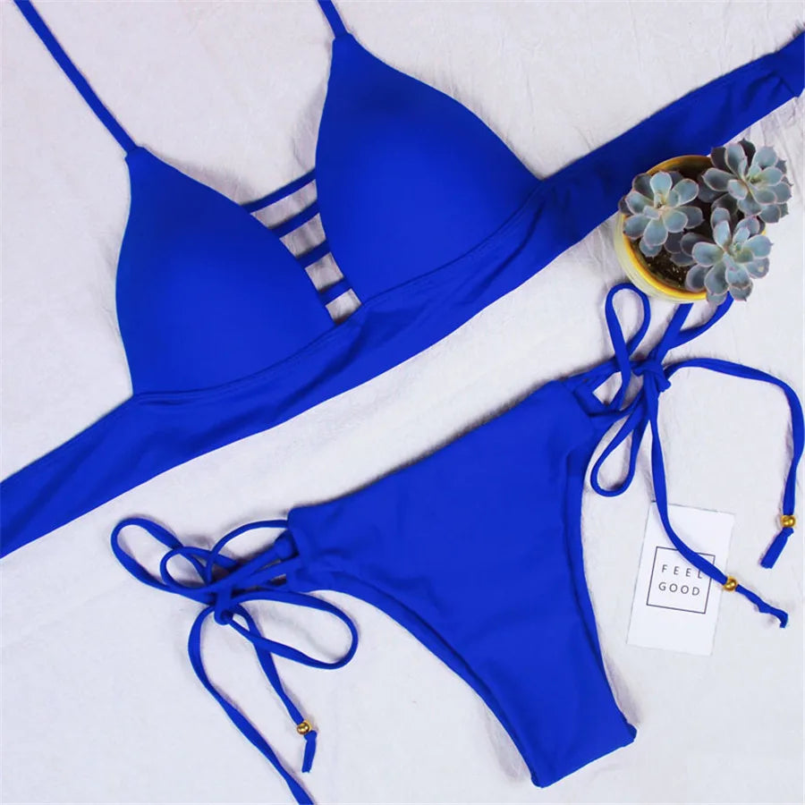 Bandage Thong Bikini Sets
